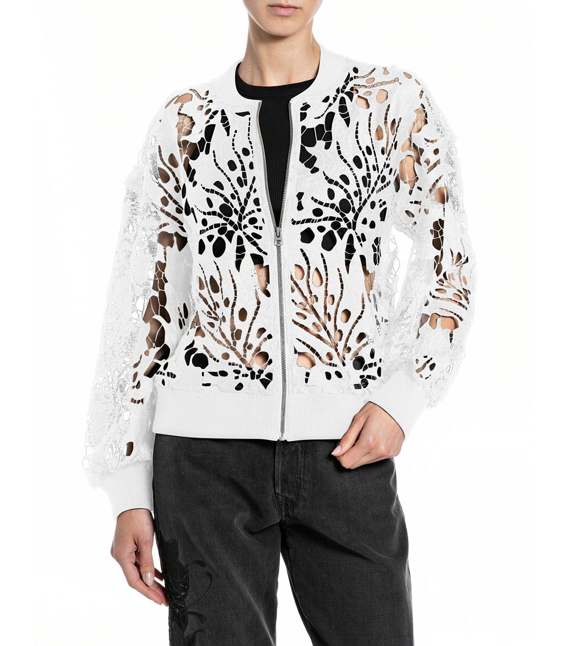 オープンレースジップトップ